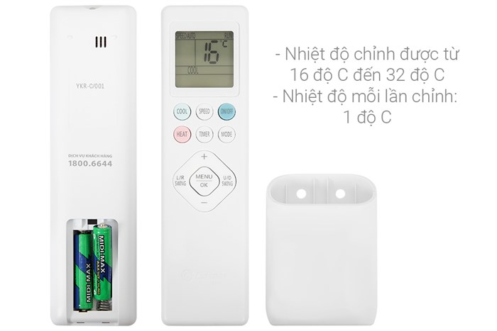 Điều hòa Casper Inverter 12000 BTU 1 chiều GC-12IS35